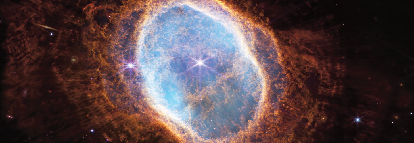 Detailed photo of a dying star from the Webb telescope
